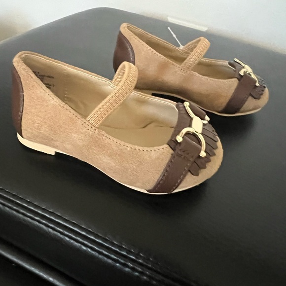 Janie and Jack Tan and Brown Infant Shoes - Picture 4 of 4